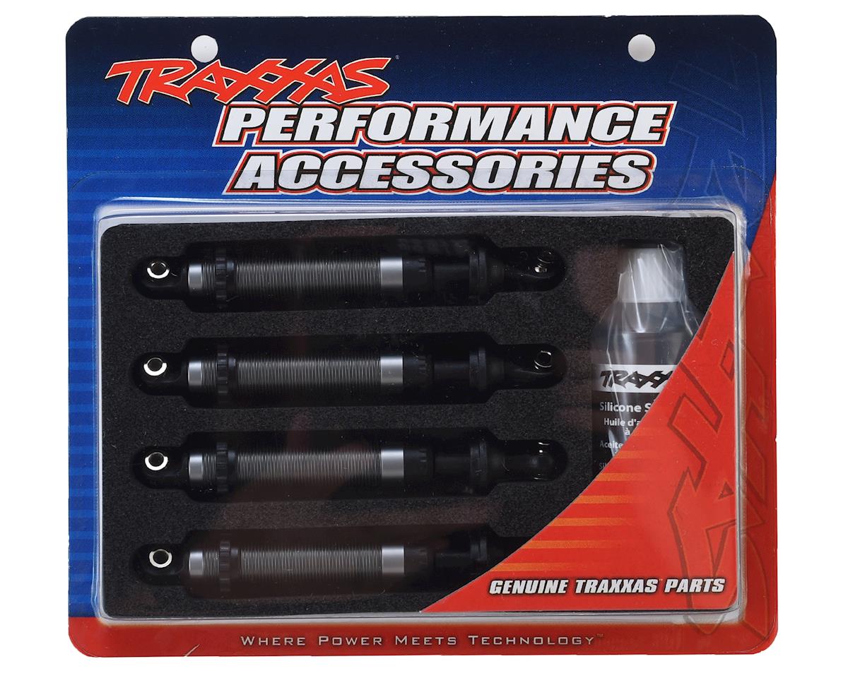 Traxxas 8160 TRX-4 Silver GTS Aluminum Long Arm Shocks (4pcs) Traxxas RC CARS - PARTS