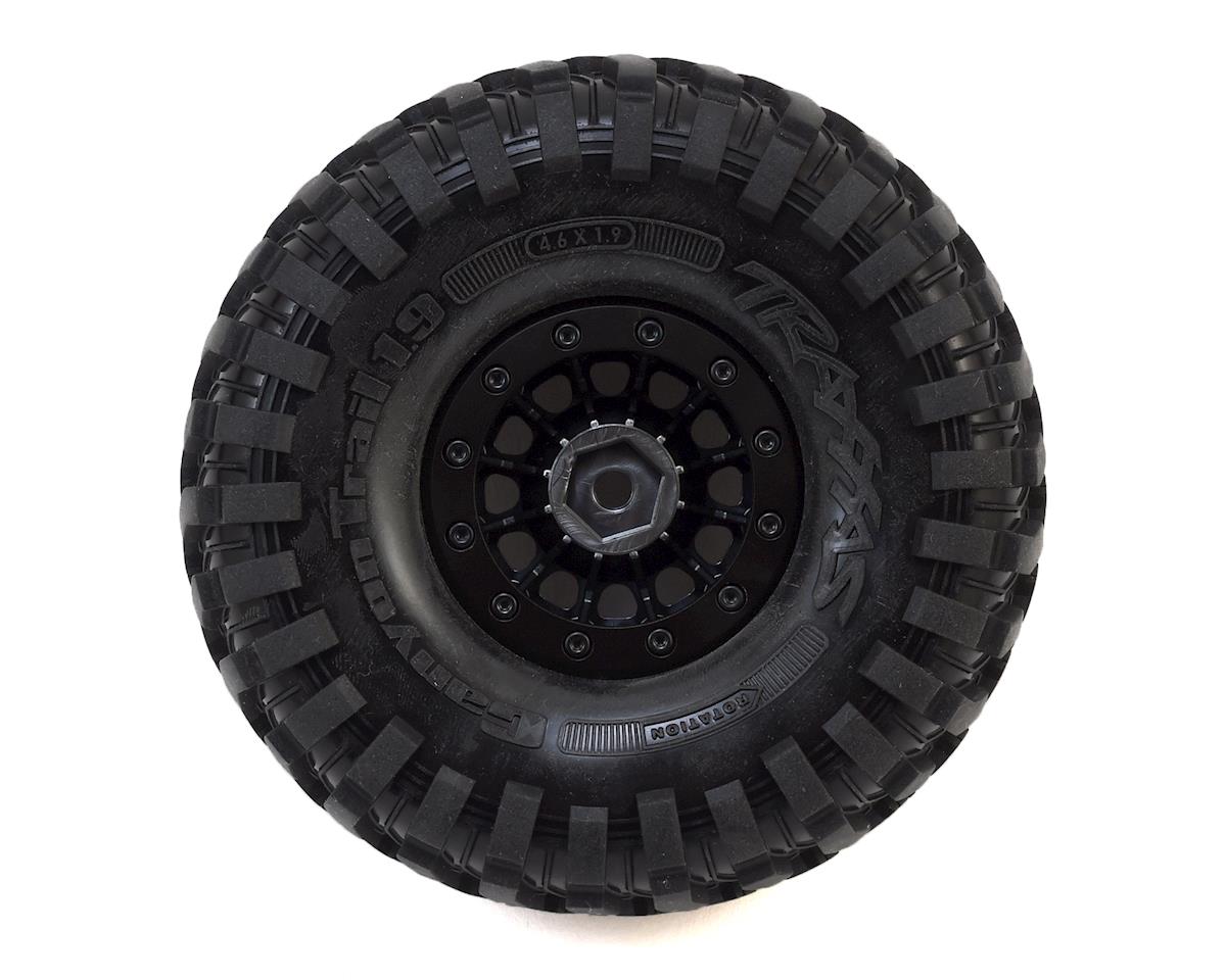 Traxxas 8174 TRX-4 Pre-Mounted Canyon Trail 1.9in Crawler Tires w/Method 105 Black Chrome Wheels (2pcs) Traxxas RC CARS - PARTS