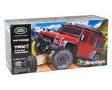 Traxxas 82056-4 1/10 TRX4 Land Rover Defender RC Trail Crawler (Desert Sand) - Hobbytech Toys