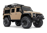 Traxxas 82056-4 1/10 TRX4 Land Rover Defender RC Trail Crawler (Desert Sand) - Hobbytech Toys
