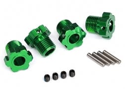 Traxxas 8654G 17mm Splined Wheel Hub Hex Green (4pcs) Traxxas RC CARS - PARTS