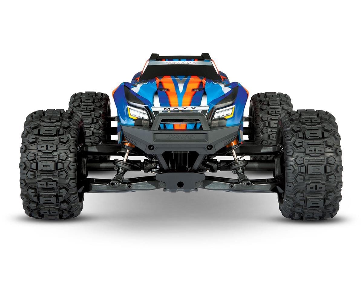 Traxxas 89086-4 Maxx With WideMAXX 1/10 Electric RC Monster Truck Orange - Hobbytech Toys