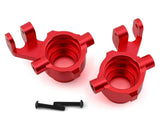 Traxxas 8937R Maxx Aluminum Steering Blocks (Red) - Hobbytech Toys