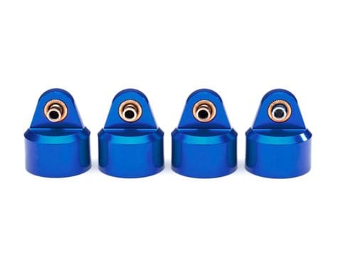 Traxxas 8964X GT-Maxx Aluminum Shock Caps Blue (4pcs) Traxxas RC CARS - PARTS