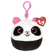 TY Squish A Boo Mini Bamboo Panda Clip - Hobbytech Toys