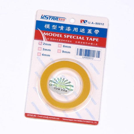 U Star Masking Tape 2mmx18m Roll U Star Tools PAINT, BRUSHES & SUPPLIES