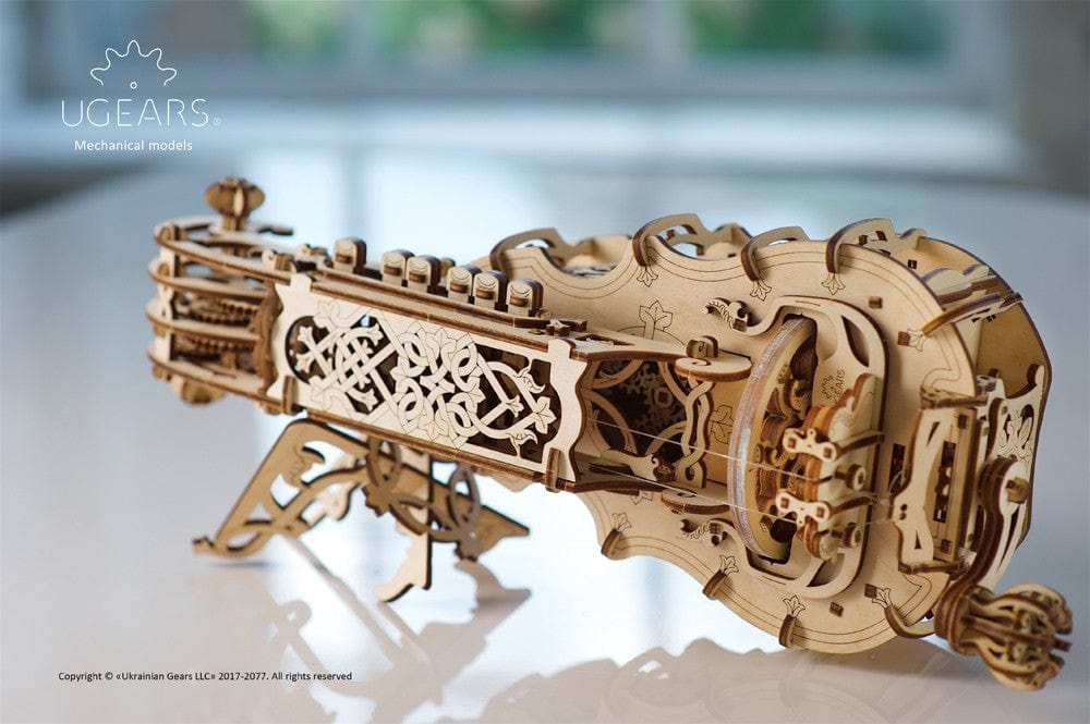 UGEARS 70030 Hurdy Gurdy Wooden Model Kit Ugears U Gears