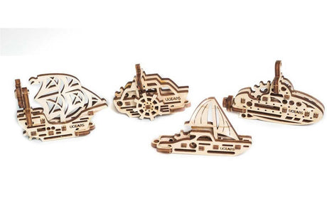 UGEARS 70035 U-Fidget Ships Wooden Model Kit Ugears U Gears