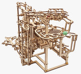 UGEARS 70157 Marble Run - Stepped Hoist Wooden Model Kit - Hobbytech Toys