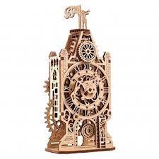 UGEARS 70169 Old Clock Tower Wooden Model Kit - Hobbytech Toys
