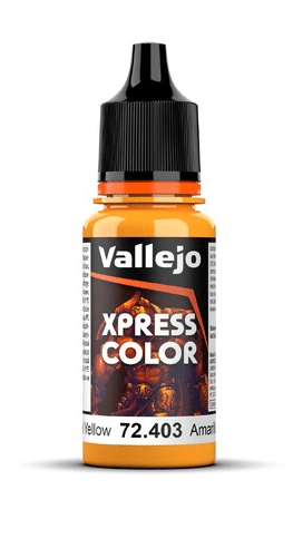 Vallejo Game Color Xpress Color Imperial Yellow 18ml Acrylic Paint - Hobbytech Toys