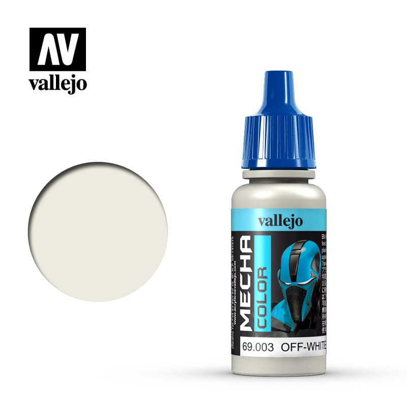 Vallejo Mecha Colour Offwhite 17ml Acrylic Vallejo PAINT, BRUSHES & SUPPLIES