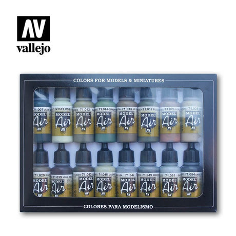 Vallejo Model Air Set WWII Allied Colours Vallejo PAINT, BRUSHES & SUPPLIES