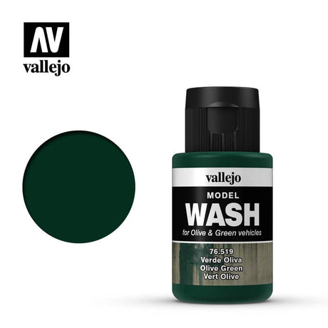 Vallejo Model Wash Olive Green 35ml Vallejo PAINT, BRUSHES & SUPPLIES