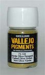Vallejo Pigments Fades Olive Green 30ml Vallejo PAINT, BRUSHES & SUPPLIES