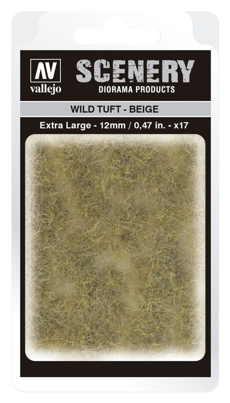 Vallejo SC429 12mm Wild Tuft Beige Diorama Accessory Vallejo TRAINS - SCENERY
