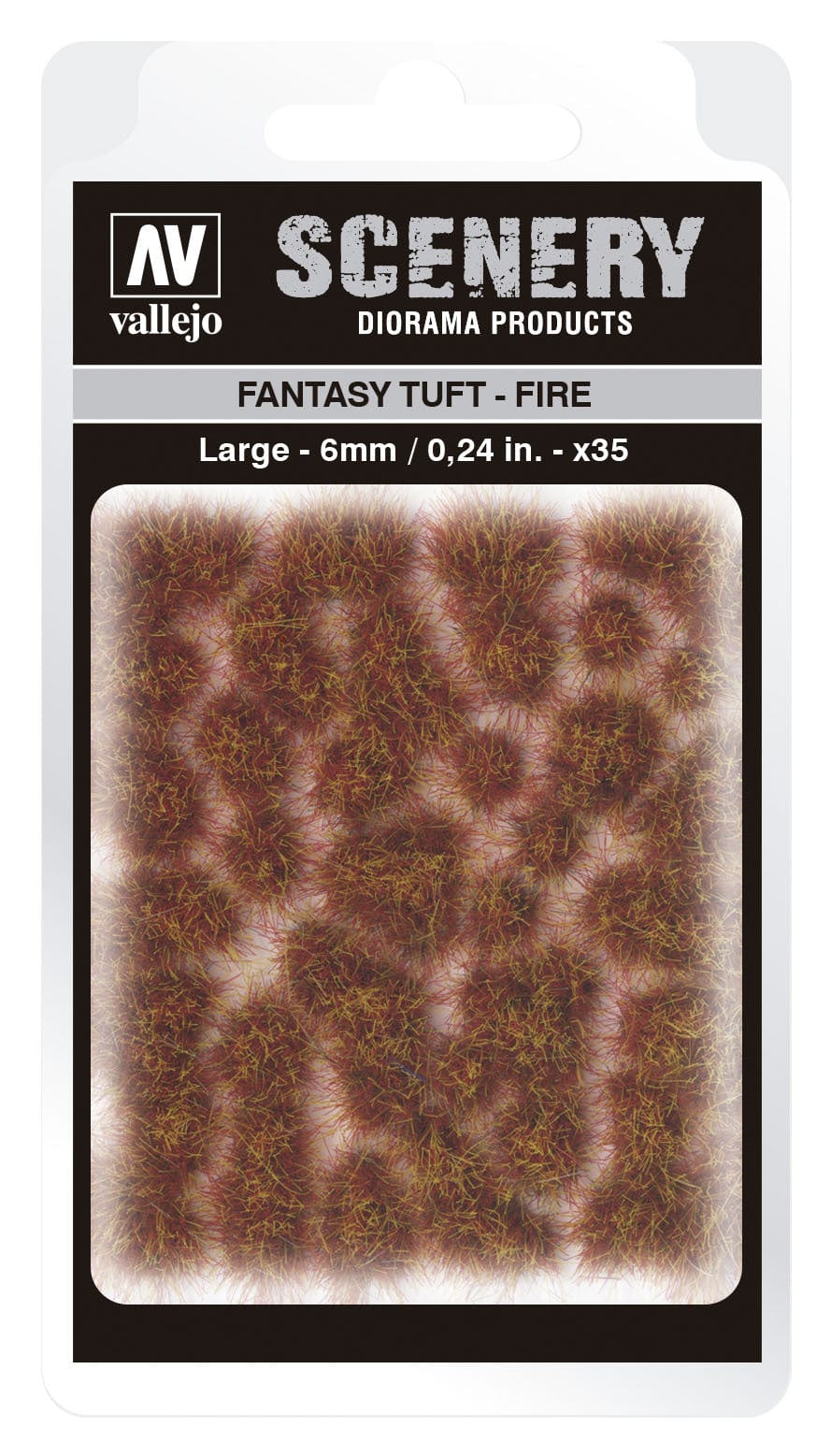 Vallejo SC431 6mm Fantasy Tuft Fire Diorama Accessory Vallejo TRAINS - SCENERY