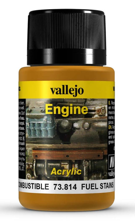 Vallejo Weathering Effects Fuel Stains 40 ml Vallejo PAINT, BRUSHES & SUPPLIES