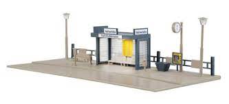 Vollmer 45154 HO Bus Stop w/LED Lights Kit Vollmer TRAINS - HO/OO SCALE