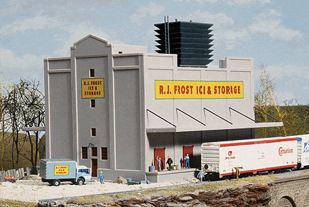 Walthers Cornerstone 933-3220 N R.J Frost Cold Storage - Kit Walthers Cornerstone TRAINS - N SCALE
