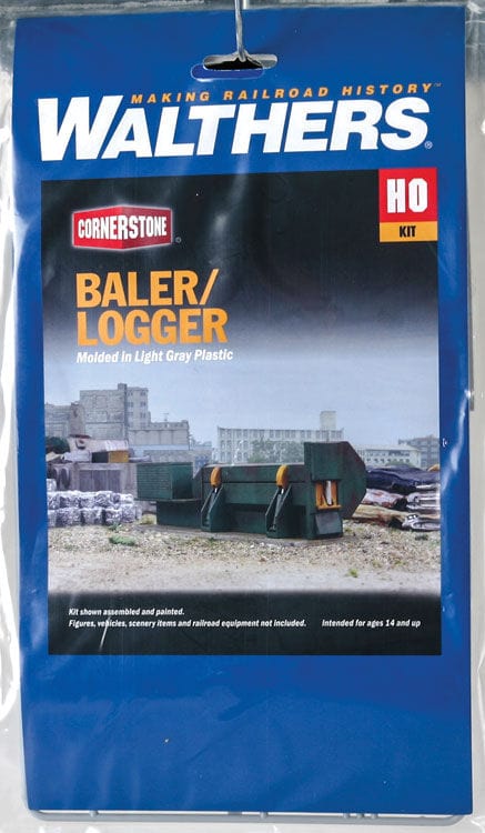 Walthers Cornerstone 933-3631 HO Baler / Logger - Kit Walthers Cornerstone TRAINS - HO/OO SCALE