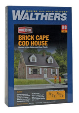 Walthers Cornerstone 933-3774 HO Cape Cod Brick House - Kit Walthers Cornerstone TRAINS - HO/OO SCALE