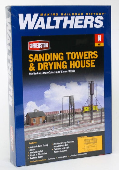 Walthers Cornerstone 933-3813 N Sanding & Drying House - Kit Walthers Cornerstone TRAINS - N SCALE