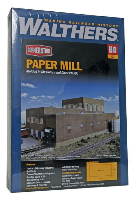 Walthers Cornerstone 933-3902 HO Paper Mill - Superior Paper - Kit Walthers Cornerstone TRAINS - HO/OO SCALE