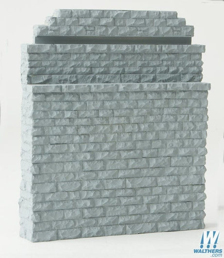 Walthers Cornerstone HO Dbl Bridge Stone Abutment Walthers TRAINS - HO/OO SCALE