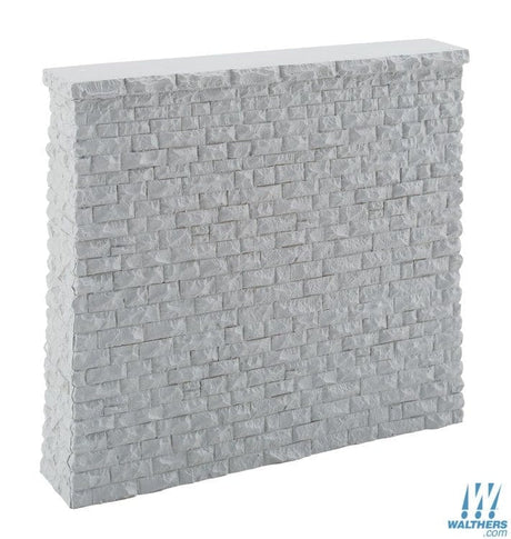 Walthers Cornerstone HO Dbl Track Bridge Stone Pier Walthers TRAINS - HO/OO SCALE