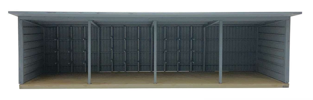 Walthers Cornerstone HO Machinery Storage Shed - Kit - 9-3/4 x 4-1/2 x 2-3/4"  24.8 x 11.4 x 7cm - Hobbytech Toys