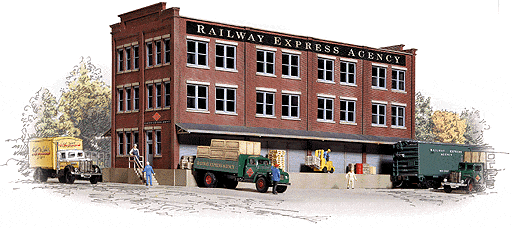 Walthers Cornerstone HO Rea Transfer Building Walthers TRAINS - HO/OO SCALE