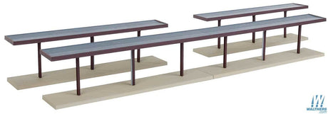 Walthers Cornerstone HO Suburban Station Platforms - Kit pkg(4) - Each 16 x 1-5/8 x 2in 40.6 x 4.1 x 5.1cm Walthers Cornerstone TRAINS - HO/OO SCALE