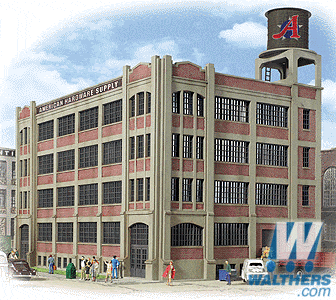 Walthers Cornerstone N American Hardware Supply - Kit - 8-1/4 x 5-3/4 x 6-7/8in 20.9 x 14.6 x 17.4cm Walthers Cornerstone TRAINS - N SCALE