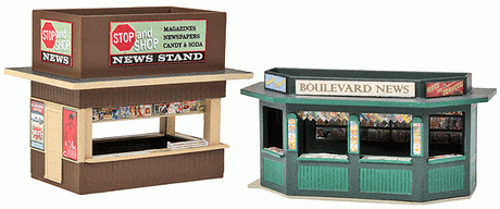 Walthers HO News Stands 2 Walthers TRAINS - HO/OO SCALE