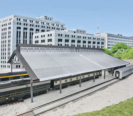 Walthers HO Train Shed With Clear Roof Walthers TRAINS - HO/OO SCALE