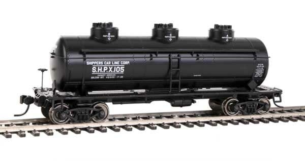 Walthers Mainline HO 36ft 3-Dome Tank Car - Ready to Run - SHPX #105 - Hobbytech Toys