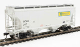 Walthers Mainline HO 39ft Trinity 3281 2-Bay Covered Hopper - Ready to Run - Blue Circle Cement #247 - Hobbytech Toys