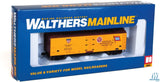 Walthers Mainline HO 40ft Early Reefer - Ready To Run - American Refrigerator Transit(TM) #22145 (yellow, Boxcar Red; MP, Wabash Logo) Walthers Mainline TRAINS - HO/OO SCALE