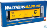 Walthers Mainline HO 50ft PC&F Insulated Boxcar - Ready to Run - Chessie System C&O #22657 (yellow, blue) Walthers Mainline TRAINS - HO/OO SCALE