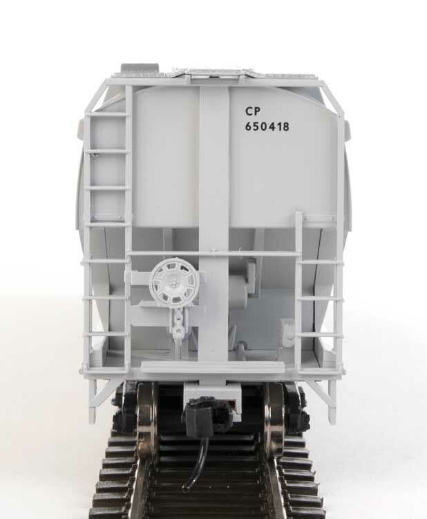 Walthers Mainline HO 60ft NSC 5150 3-Bay Covered Hopper - Ready to Run - Canadian Pacific #650418 - Hobbytech Toys
