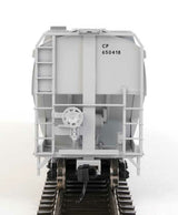 Walthers Mainline HO 60ft NSC 5150 3-Bay Covered Hopper - Ready to Run - Canadian Pacific #650418 - Hobbytech Toys