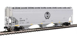 Walthers Mainline HO 60ft NSC 5150 3-Bay Covered Hopper - Ready to Run - Canadian Pacific #650418 - Hobbytech Toys