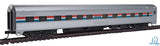 Walthers Mainline HO 85ft Budd 10-6 Sleeper - Ready to Run - Amtrak (Phase III; silver, Equal red, white, blue Stripes) Walthers Mainline TRAINS - HO/OO SCALE