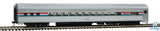 Walthers Mainline HO 85ft Budd Small-Window Coach - Ready to Run - Amtrak(R) (Phase III; silver, Equal red, white, blue Stripes) Walthers Mainline TRAINS - HO/OO SCALE