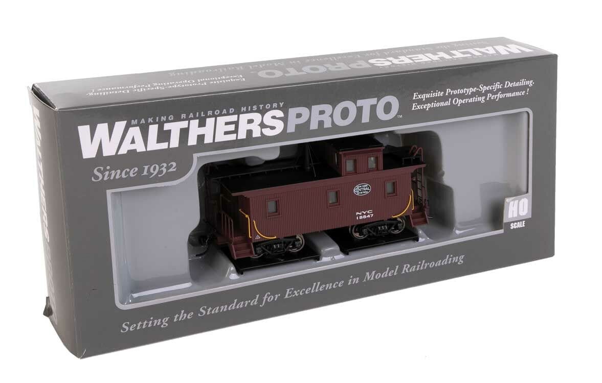 Walthers Proto HO DM&IR Class G2 Wood Caboose - Ready to Run - New York Central #18847 - Hobbytech Toys