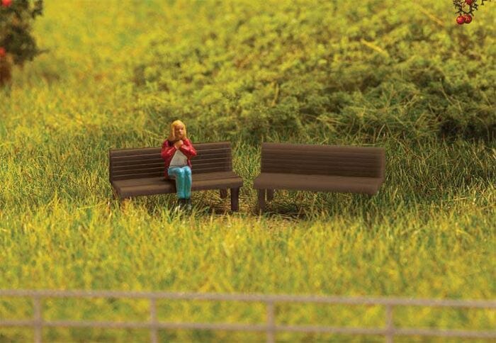 Walthers Scenemaster 4146 HO Benches - pkg(8) - Hobbytech Toys