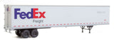 Walthers Scenemaster HO 53ft Stoughton Trailer 2-Pack - Assembled - FedEx Freight - Hobbytech Toys