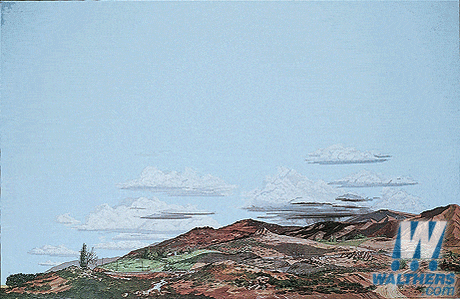 Walthers SceneMaster HO Background Scene 24 x 36in 60 x 90cm - Instant Horizons(TM) - Country to Desert Walthers SceneMaster TRAINS - HO/OO SCALE