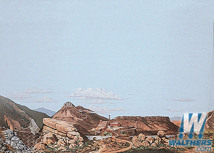 Walthers SceneMaster HO Background Scene 24 x 36in 60 x 90cm - Instant Horizons(TM) - Mountain to Desert Walthers SceneMaster TRAINS - HO/OO SCALE